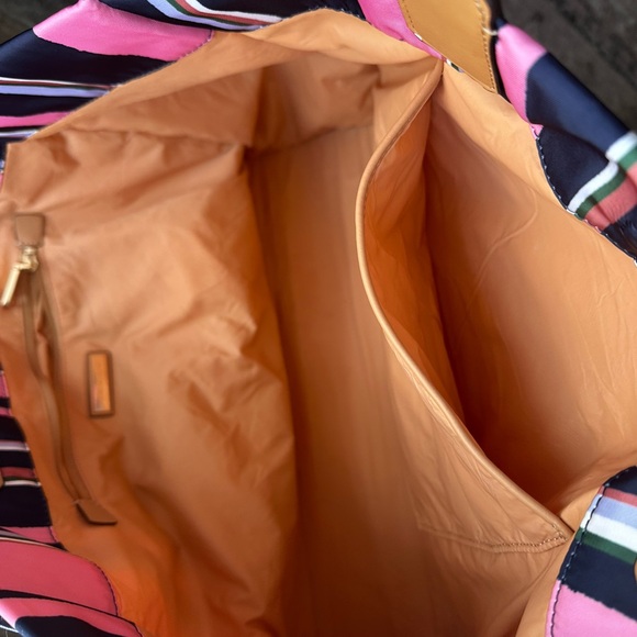 Tory Burch Ella Striped Tote - Picture 4 of 15